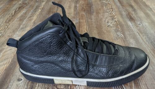 Nike Air Jordan X Auto Clave mens black leather shoes size 12 | eBay