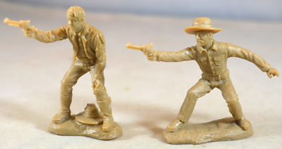 Toy Soldiers of San Diego Tombstone Cowboys Series 2 Set #23 Tan 4 Piece Set