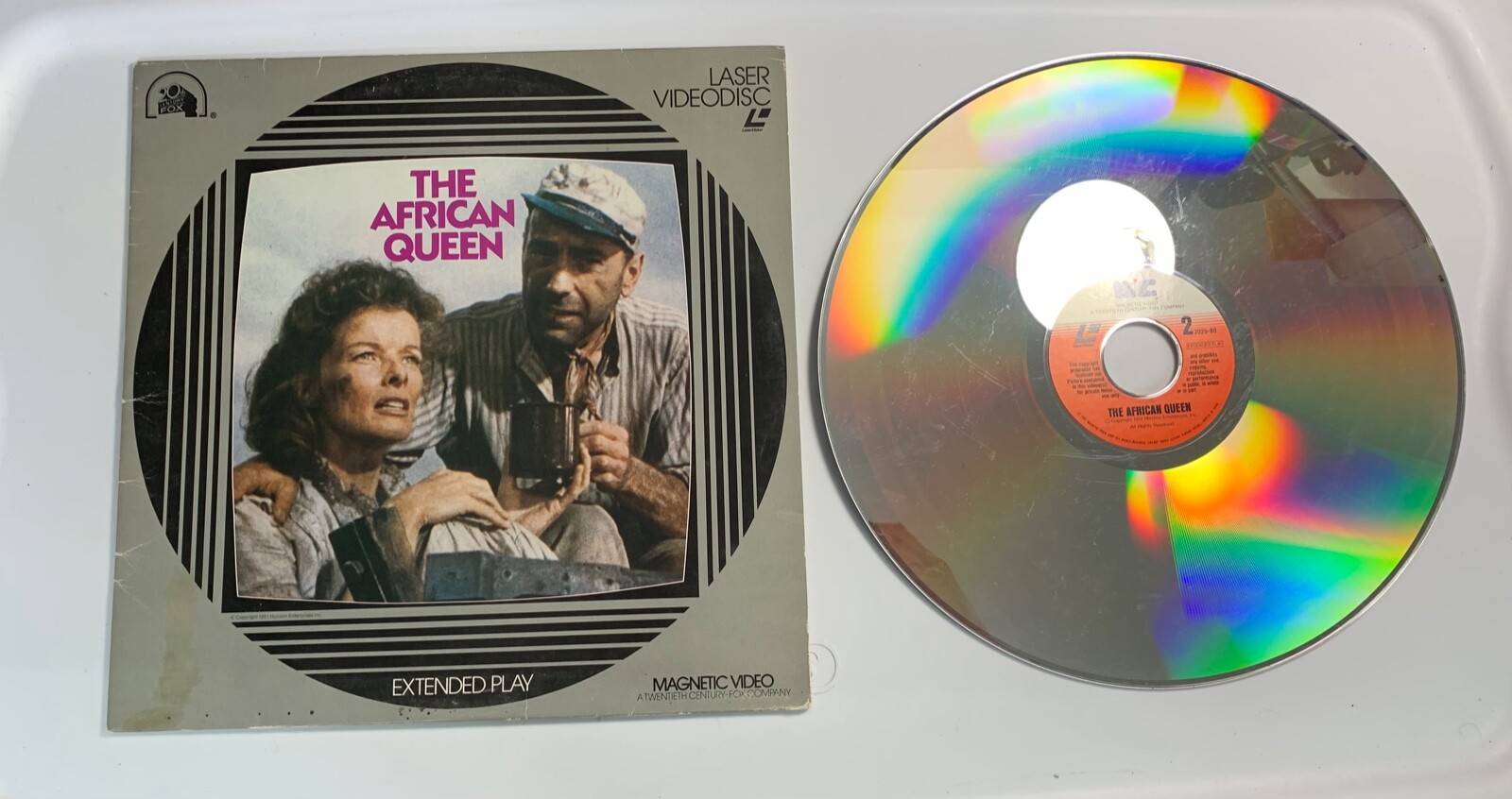 The African Queen Laserdisc LD 2025-80 Humphrey Bogart LD