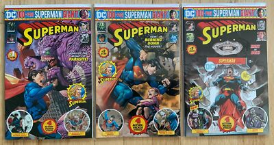 Superman #1 2 3 Set Of 3 100 Page Giant! 2020, New NM Unread