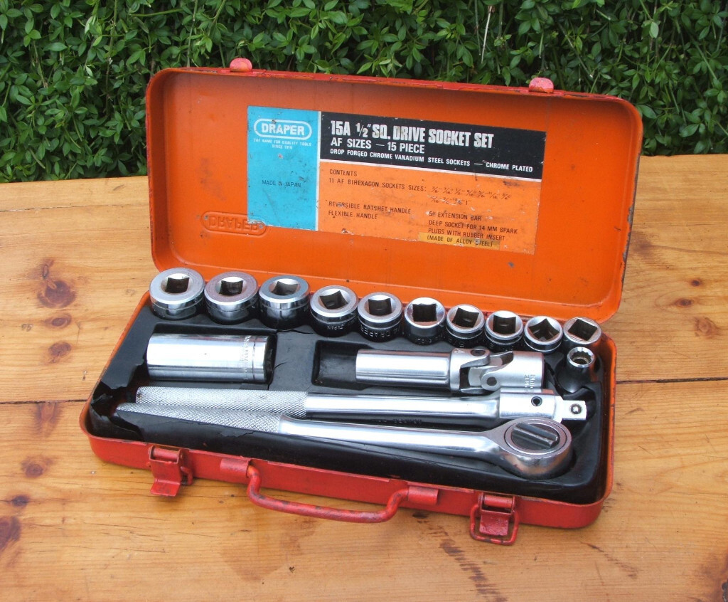 Draper 15A Professional 15 Piece Vintage Socket Set