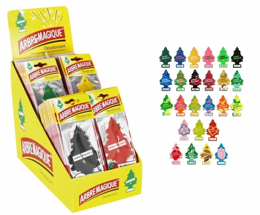 Set 48 Pezzi Arbre Magique Profumo Deodorante Interni Auto Varie Fragranze