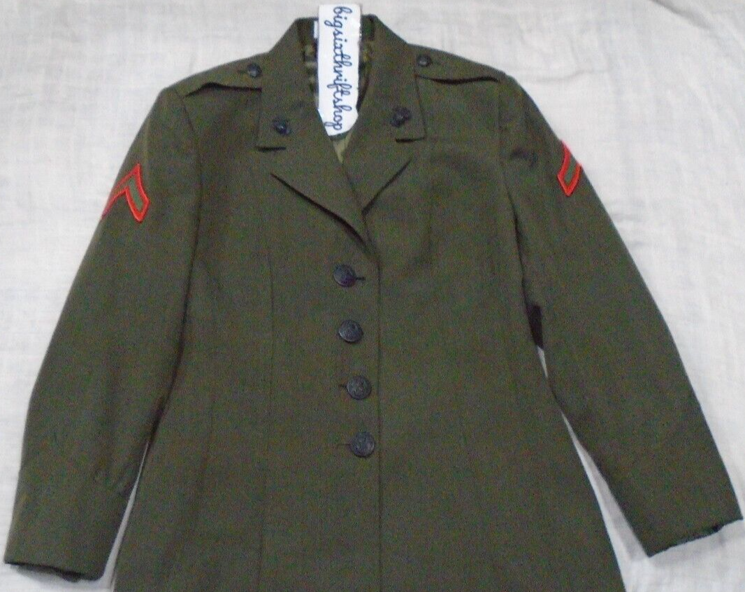 MARINE CORPS USMC DRESS ALPHA SERVICE JACKET COAT UNIFORM E