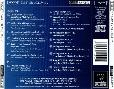 VARIOUS ARTISTS SAMPLER, VOL. 2 [REFERENCE] NEW CD