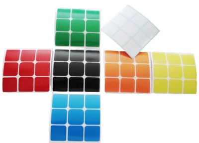 Replacement Stickers for your Rubik's Cube 3x3 florian Classic FULL SIZE