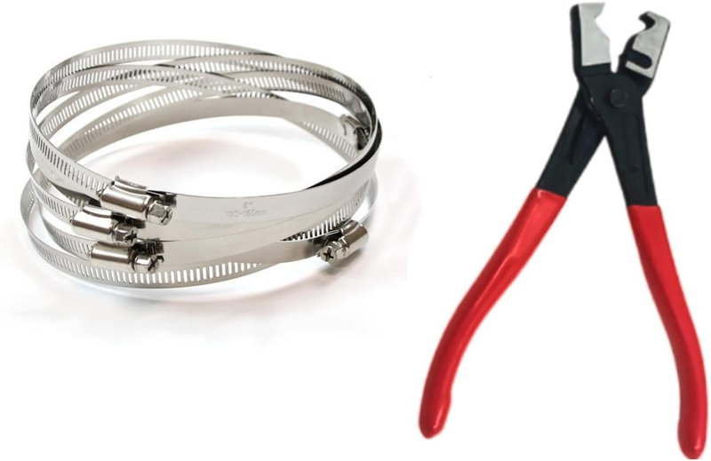 9Pcs Multi-Purpose Heavy Duty Hose Clip Pliers with Small and Large Stainless St