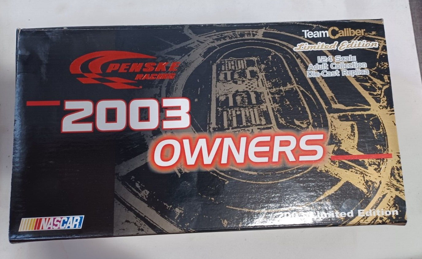 Penske Racing NASCAR 1/24 Scale Team Caliber Alltel Sony #12
