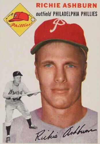 1954 Topps Set-Break # 45 Richie Ashburn VG-VGEX *JAYSACE
