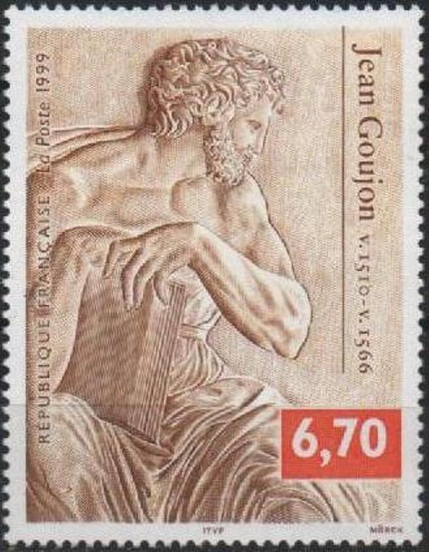 France 3222 ** Tableau Sculpture De Jean Goujon Architecte 1999