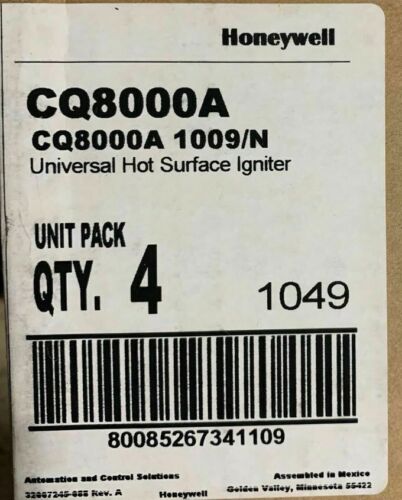 Honeywell Universal Hot Surface Igniter (new)--Pack of 4