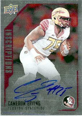 Cameron Erving autographed football card 2015 Upper Deck Chrome Rookie #CE. rookie card picture