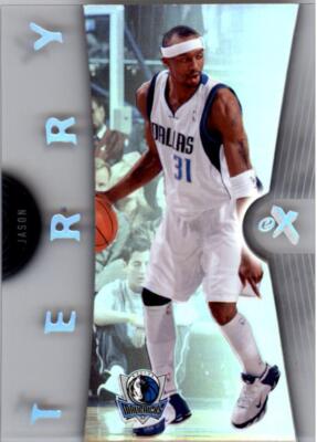 2006-07 E-X Dallas Mavericks Basketball Card #8 Jason Terry