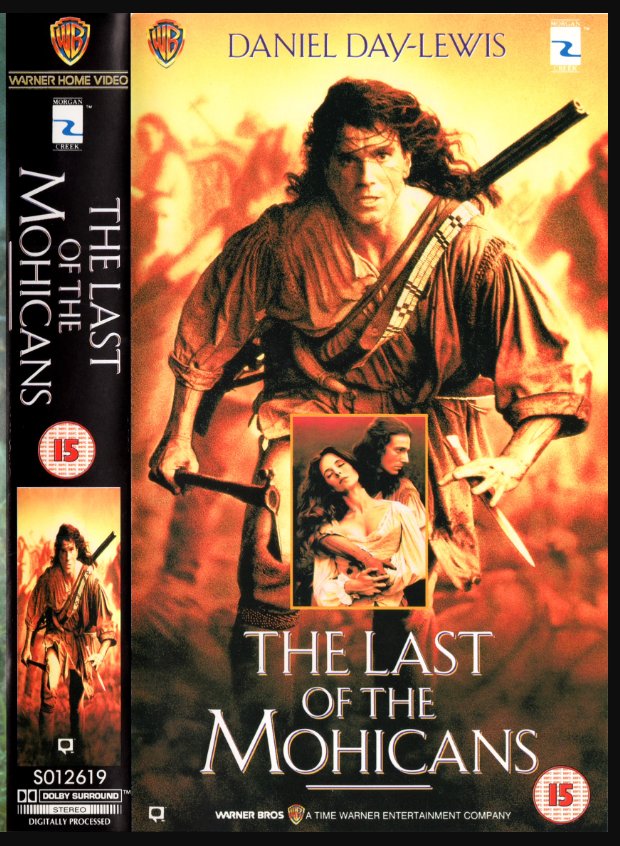 The Last Of The Mohicans (VHS/DM, 1993) Daniel Day Lewis 💖