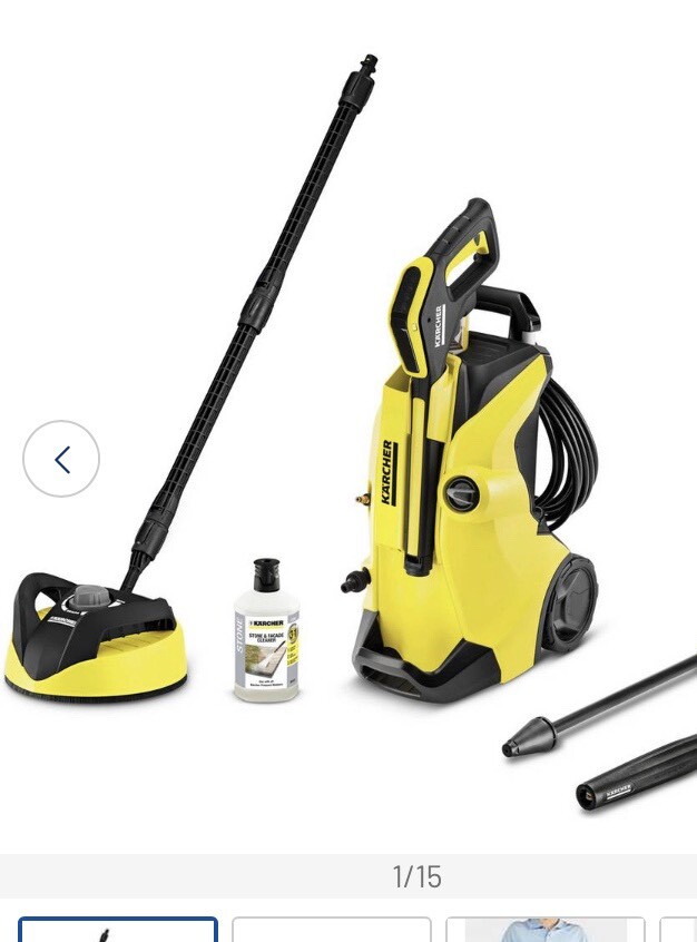 Karcher k4 pressure washer with T350 patio cleaner in Wickford, Essex
