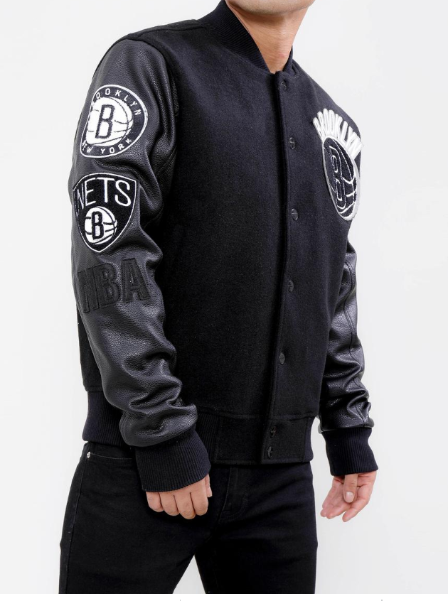 Nets varsity jacket clearance
