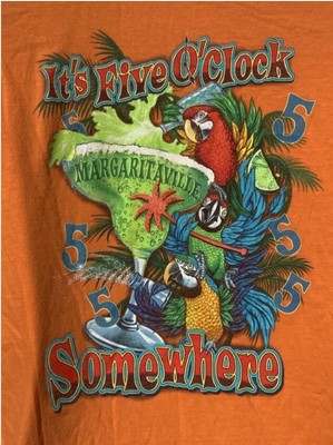 JIMMY BUFFETT T Margaritaville It s 5 O clock Somewhere T Shirt