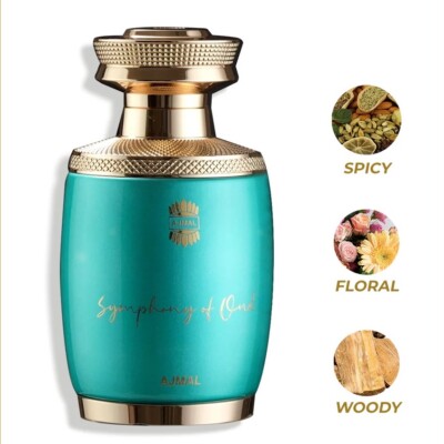 Symphony Of Oud EDP Perfume By Ajmal 75ml Unisex Spray Rich Niche Fragrance 
