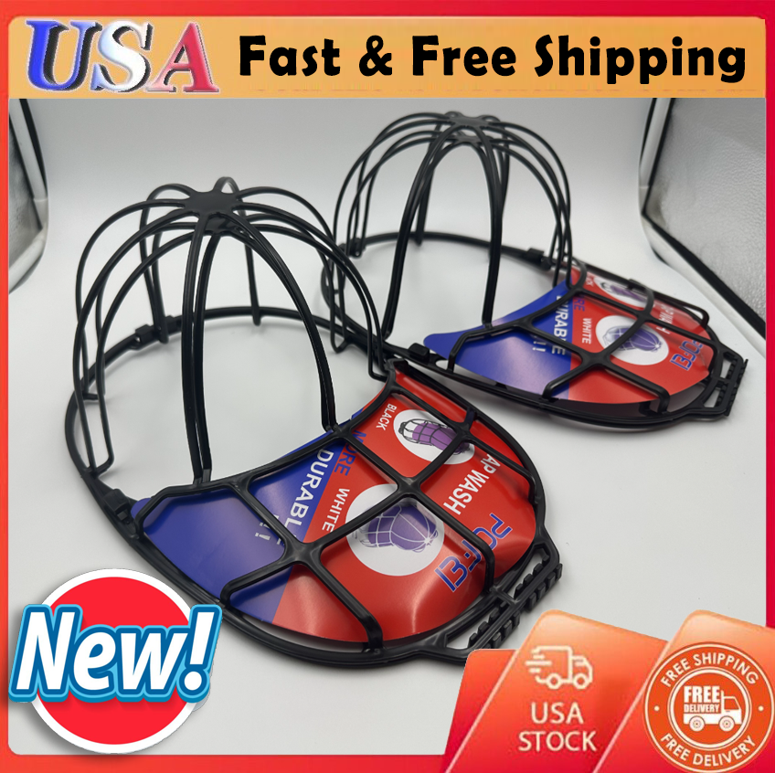 Washer Baseball Cap Cleaner Machine Washing Cage Holder Frame Net *free Ship