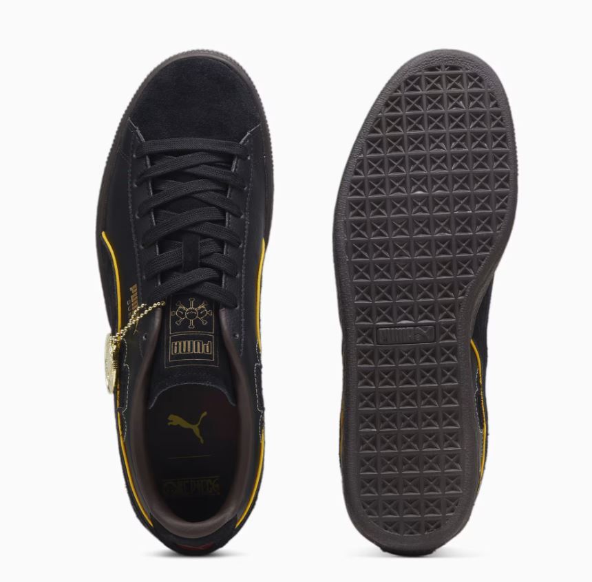 Pre-owned Puma X One Piece Marshall D. Teach Suede Sneaker Black-dark Chocolate Us7-11