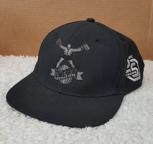 REEBOK UFC 25 Years Black Cap Hat Headmost Snapback