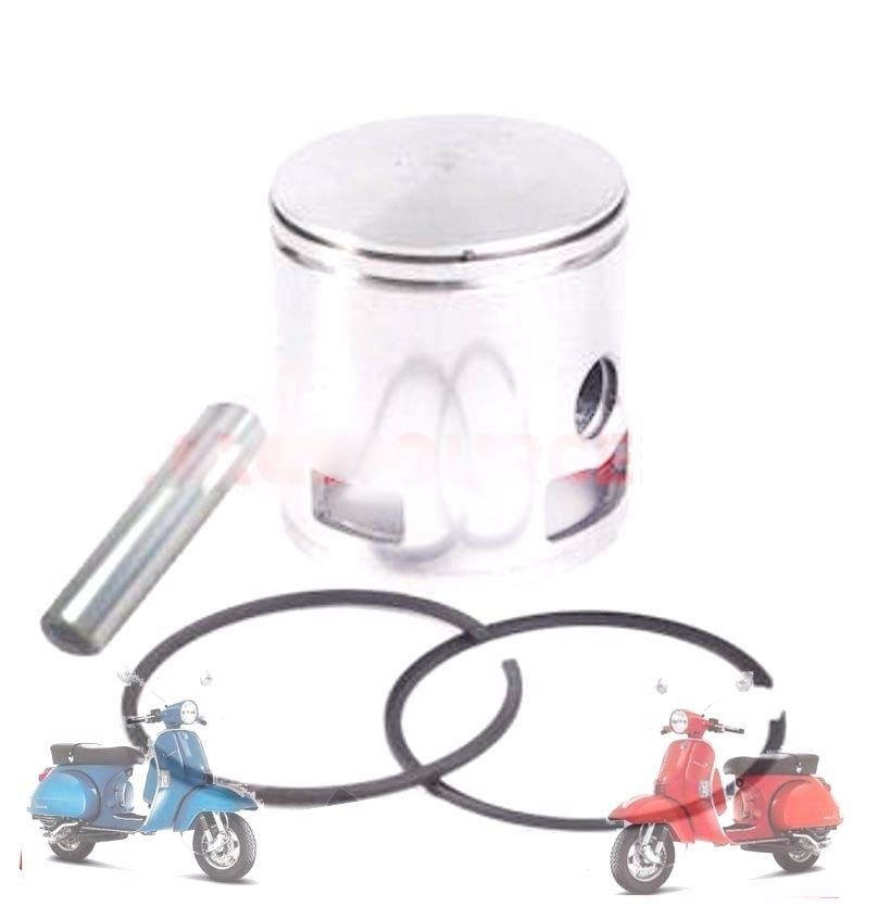 New Vespa PX LML Star Stella Piston Assembly 4th O/s 58.6 Mm Flat Head  