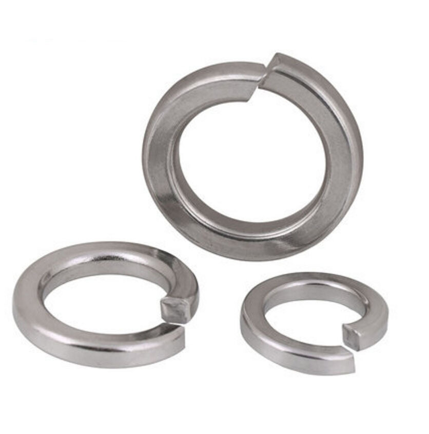 M2 M2.5 M3 M4 M5 M6 M8 SPLIT LOCK WASHERS SPRING WASHERS A4 316 STAINLESS STEEL