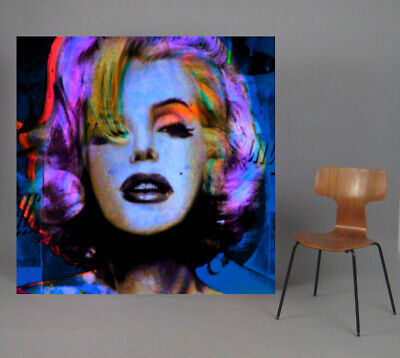 Mobel Wohnen Xxl Leinwand Bild Set 290x90x5 Pop Art Gemalde Andy Warhol Marilyn Monroe Retro Dekoration