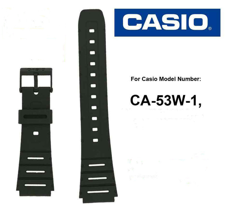 Casio Watch Band Replacement For Ca53w Pins & Tool Tracked Post