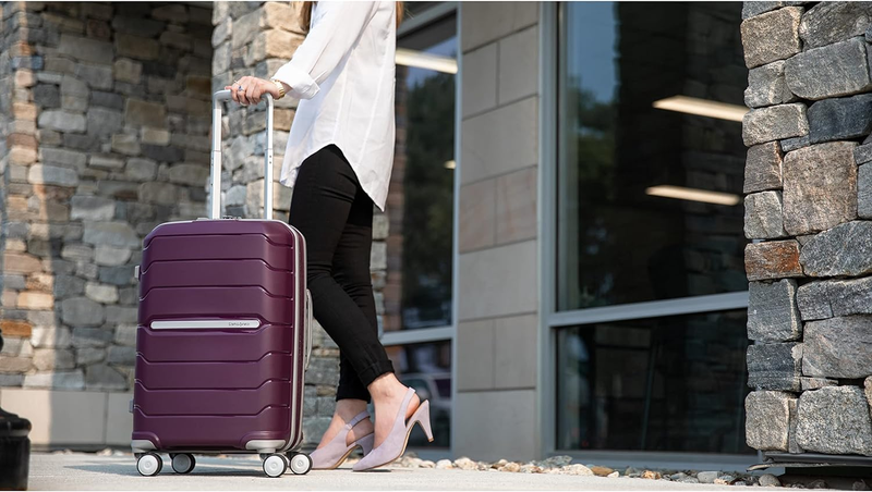 Freeform Hardside Expandable with Double Spinner Wheels, Amethyst Purple, 2-Piec