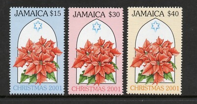Jamaica 2001 Christmas set SG 1001-1003 Mnh.
