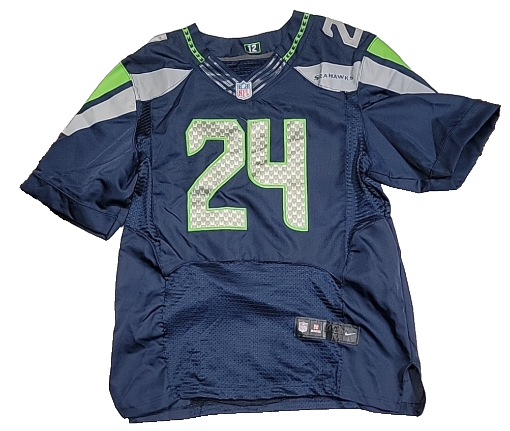 Nike On Field Seattle Seahawks Lynch #24 NFL Football
