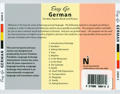 VARIOUS ARTISTS EASY GO: GERMAN NEW CD