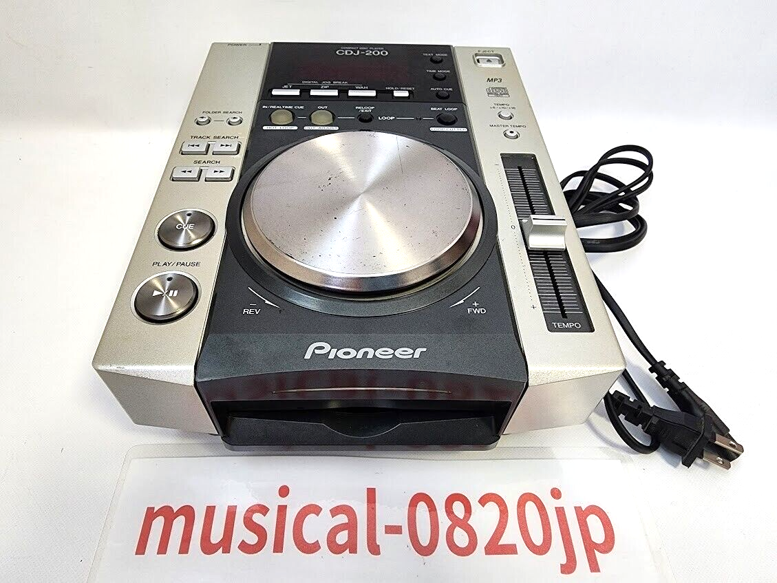 Pioneer CDJ-200 MP3対応 PIONEER CDJ 200 RARE PERFECT CONDITION. LEARN TO MIX LIKE A