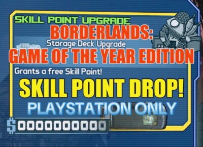 Borderlands 1 PS4 / PS5 SKILL POINT SDU Drop