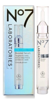Lift & Luminate T/A Compliment With Boots No7 Line Correct Boost Serum 1 x 15ml 