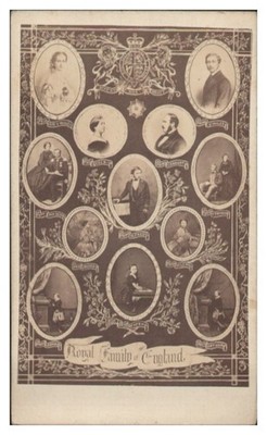 S8832/ CDV Foto Royal Family England  ca.1870