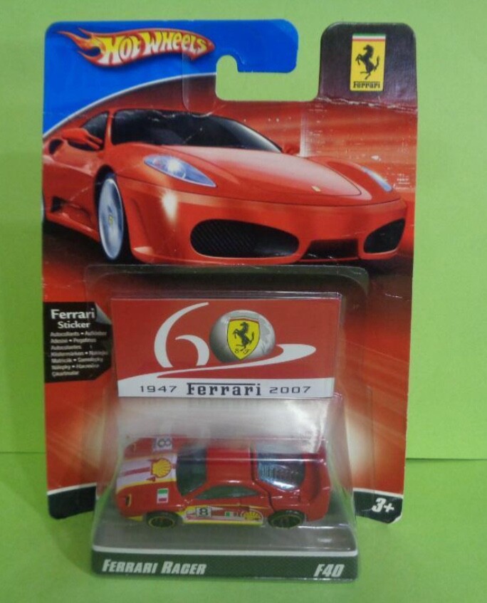 ホットウィール、フェラーリレーサー、F40（シェル石油） ホットウィール、フェラーリレーサー、F40（シェル石油） Hot