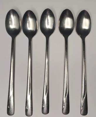 x5 Oneida LTD Oceanic Stainless Flatware Set Iced Tea Spoons