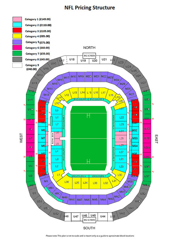NFL 2x Category 1 tickets below face value best seats at Twickenham