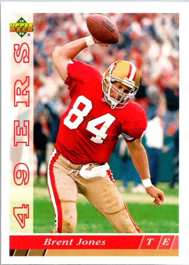 1993 Upper Deck - Brent Jones #382