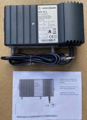 Hirschmann GHV 30 E Eco Power Haus Verbindung Verstärker Original