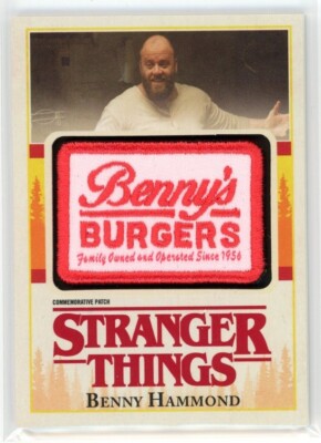 2018 Topps Stranger Things Benny's Burgers Commemorative Patch #P-BN