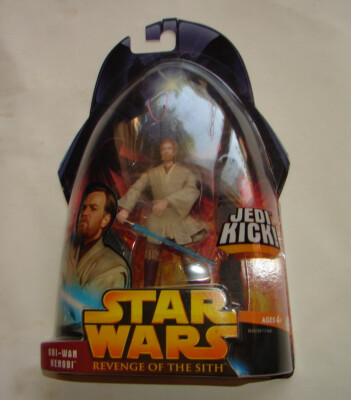Star Wars ROTS Obi Wan Kenobi jedi kick # 27  Revenge sith E III  MOC  624
