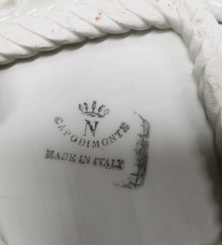 Capodimonte Warehouse find!  NIB Pear basket made in Italy.  Hard to find.