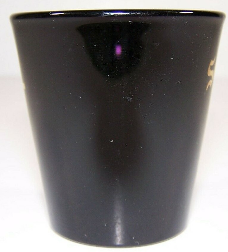 Seagram's V.O. Gold Black Shot Glass