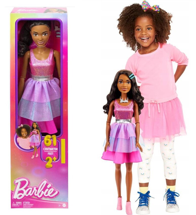 BARBIE DOLL LARGE BARBIE DOLL 70cm in a pink dress HJY03