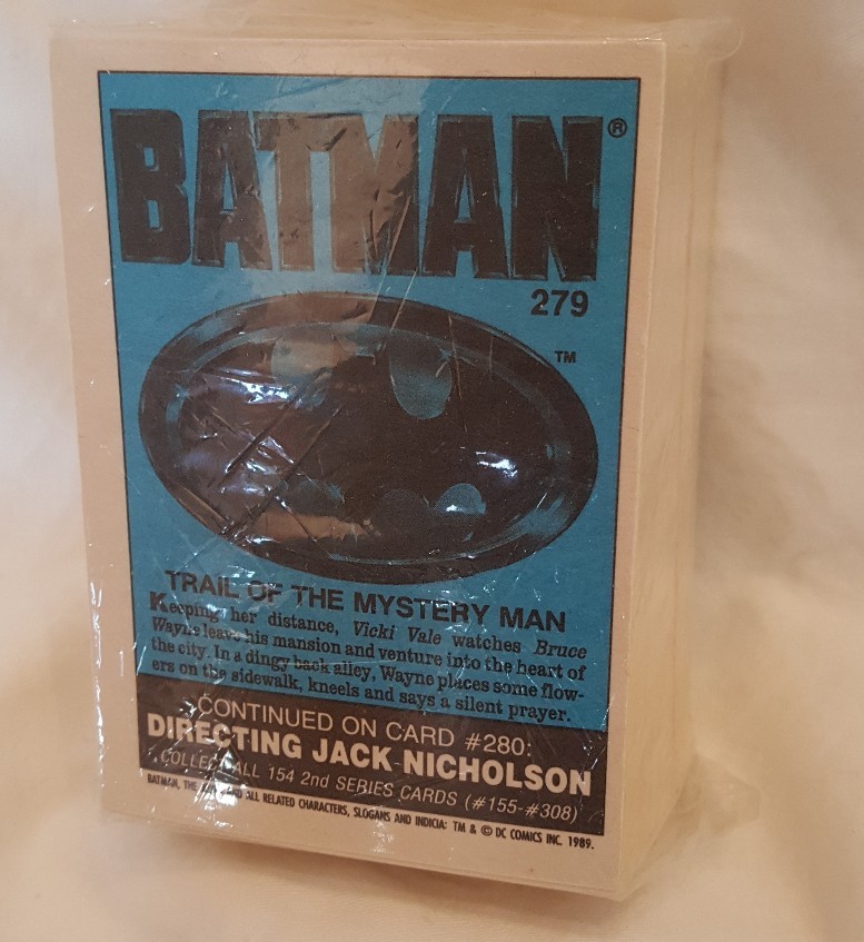Collectors Trading Cards 1989 BATMAN