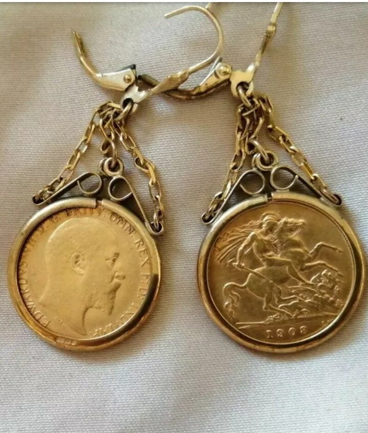 Gold Sovereign Earings in Billingham, County Durham Gumtree