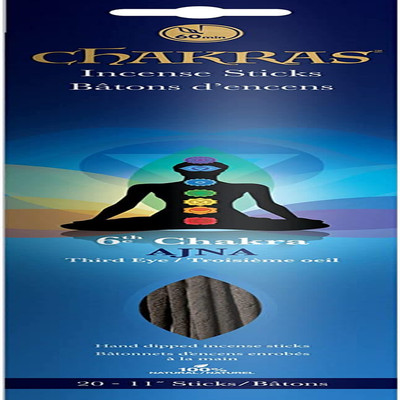 7 Chakras - 6 Ajna - Third Eye - Imagination - Primary Aromas Are Cinnamon & Sag