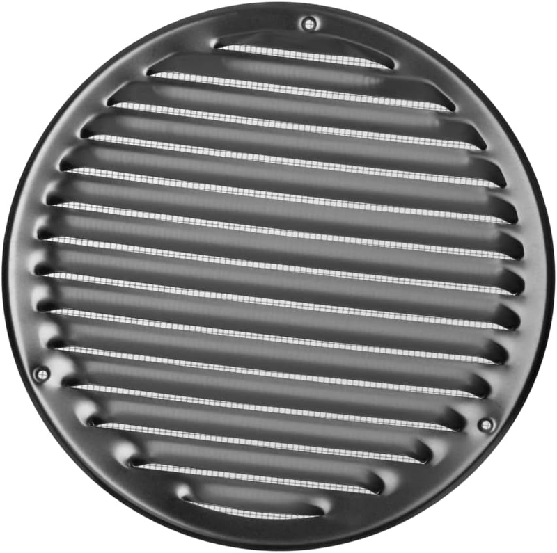 Aluminium Metal Air Vent Grille Cover with Insect Mesh Ø 200mm / 8'' inch - Vent